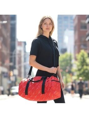 New Victoria's Secret Pink red/black duffle